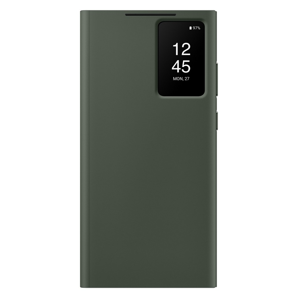 Чехол-книжка Samsung Smart View Wallet Case для Galaxy S23 Ultra, поликарбонат, хаки