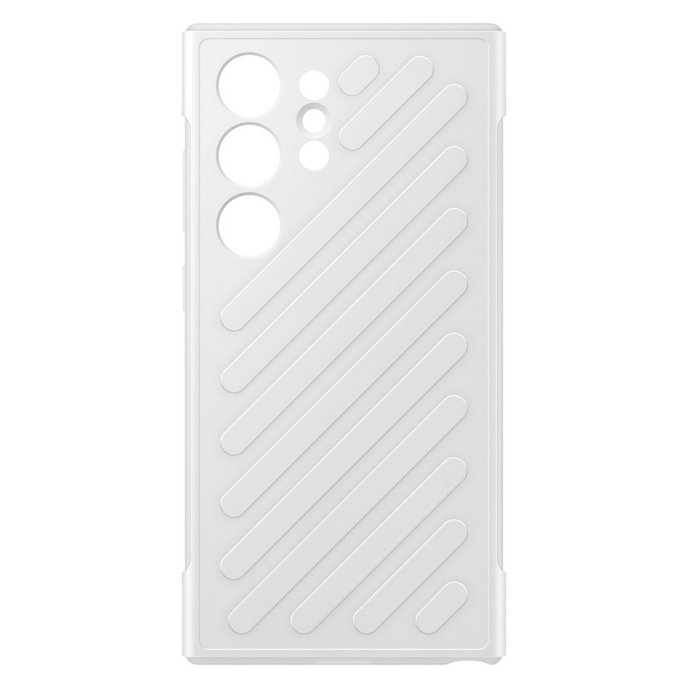 Чехол-накладка Samsung Shield Case для Galaxy S24 Ultra, поликарбонат, светло-серый