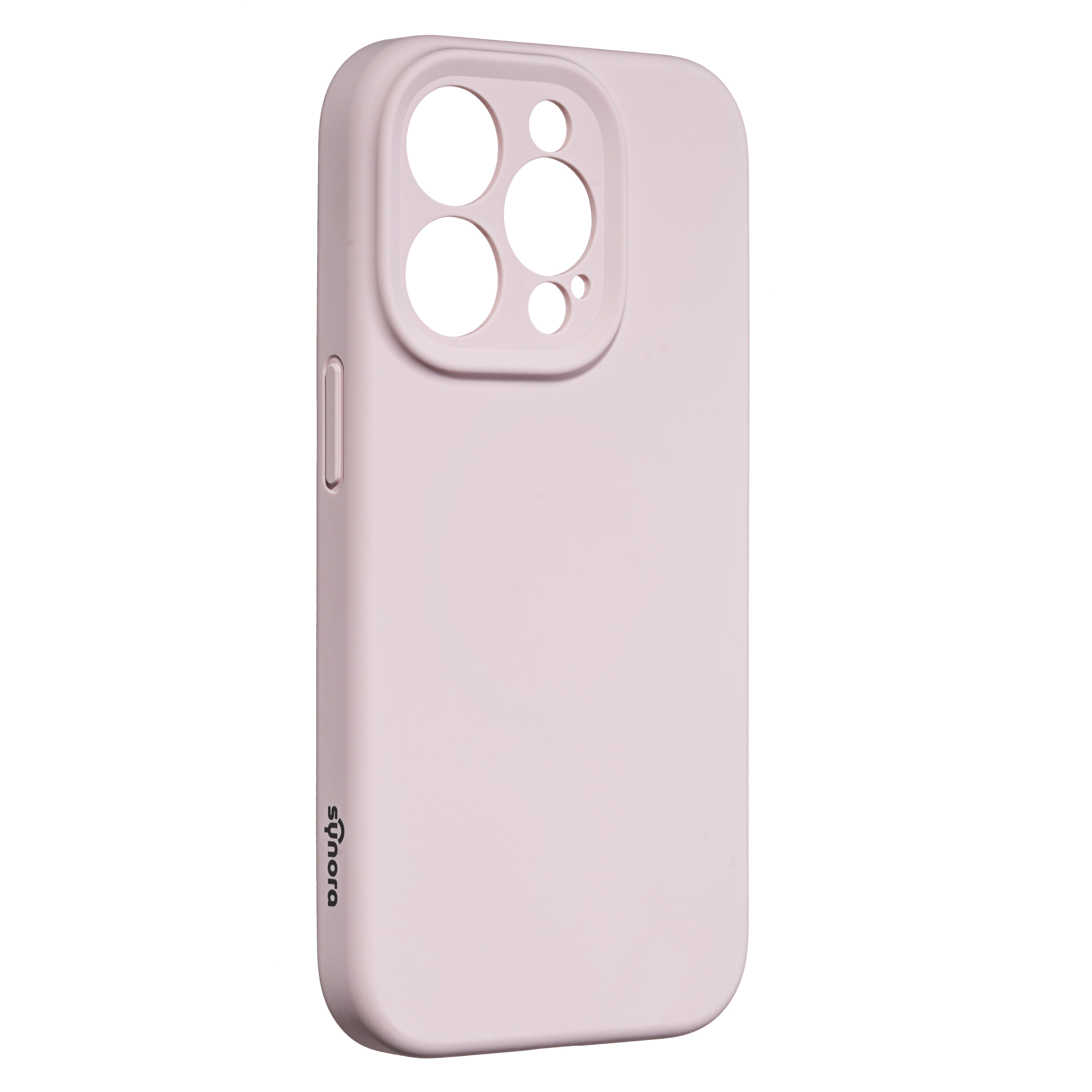 Чехол-накладка Synora Silicon MagCase для iPhone 14 Pro, силикон, светло-розовый чехол накладка synora mag clear case для iphone 15 pro max полиуретан прозрачный
