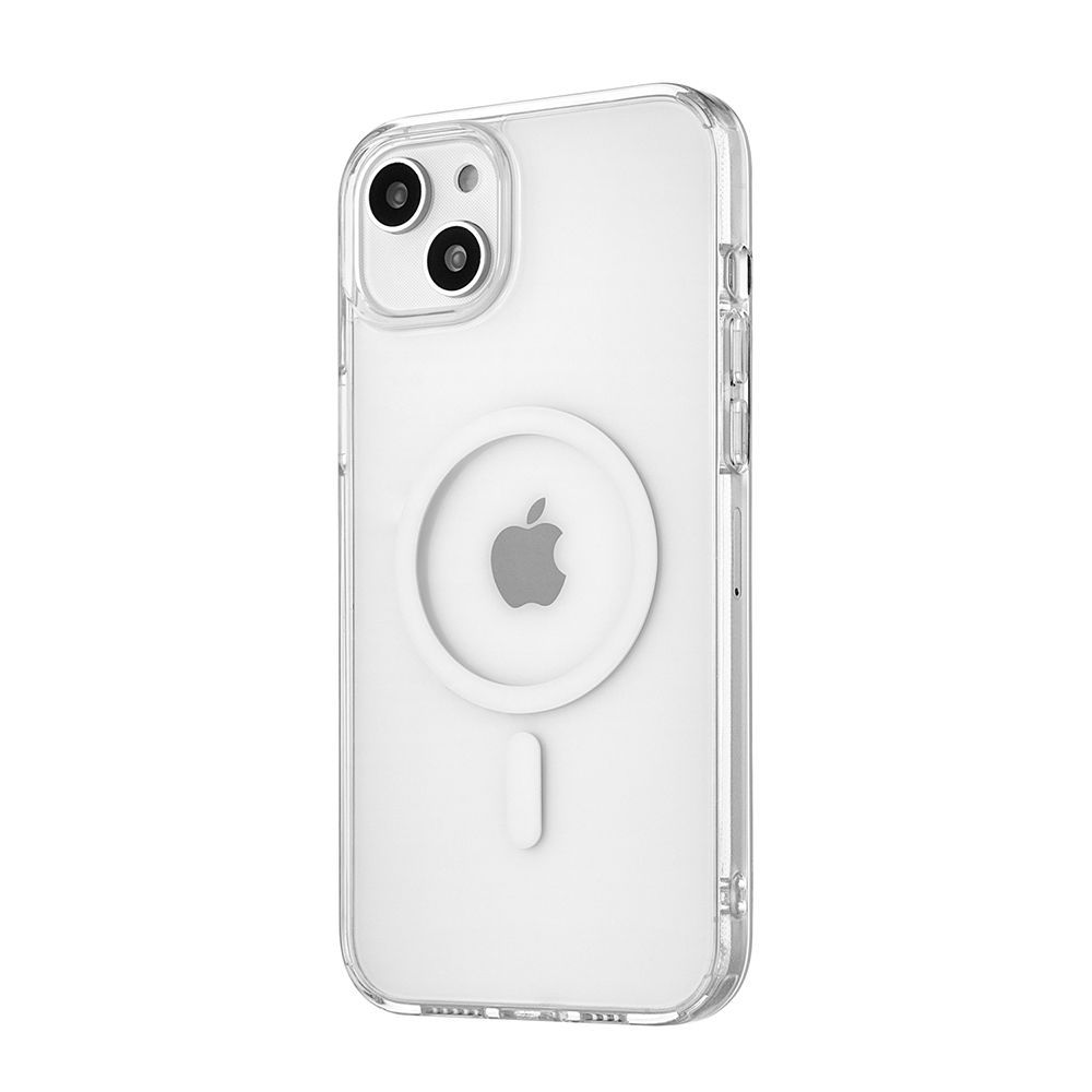Чехол-накладка uBear Real Mag Case для iPhone 14, поликарбонат, прозрачный чехол накладка ubear real mag case для iphone 12 12 pro поликарбонат прозрачный