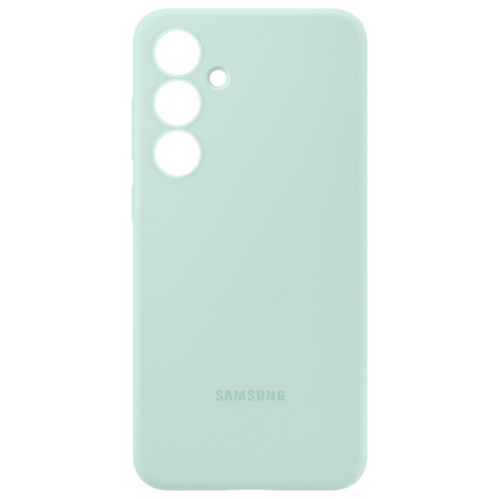 Чехол-накладка Samsung Silicone Case для Galaxy S24 FE, силикон, мятный