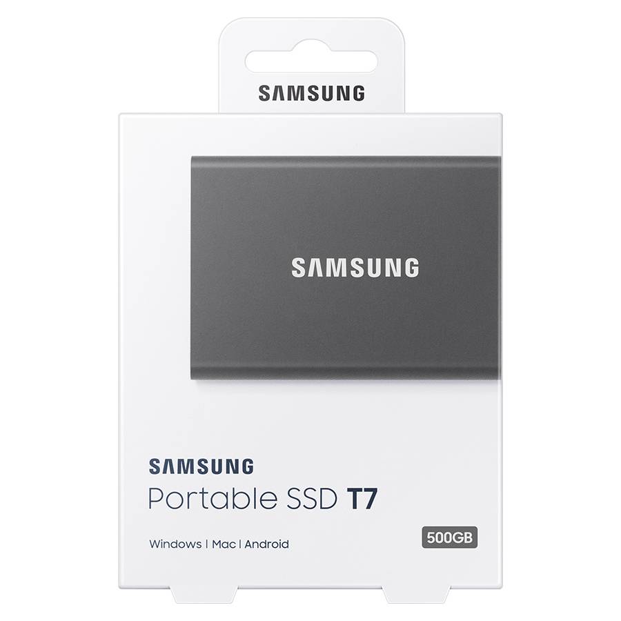 Внешний SSD накопитель 500Гб Samsung Т7 MU-PC500T/WW - фото 7