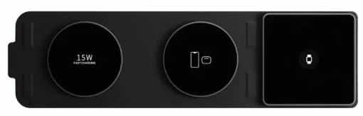 Зарядное устройство беспроводное VLP Wireless Charger 3 в 1 для Samsung, 15Вт, черный