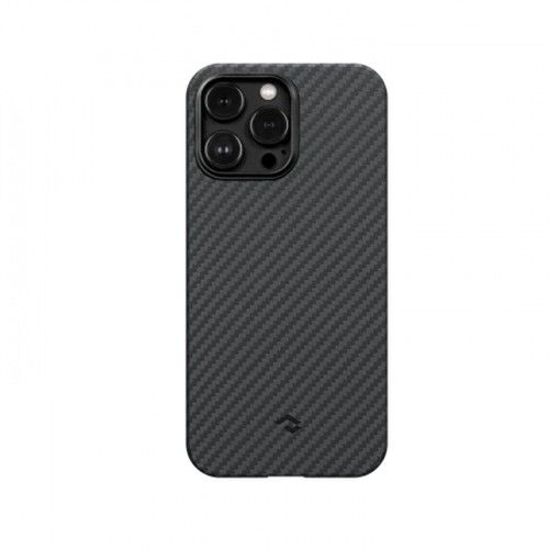Чехол-накладка Pitaka MagEZ Case 3 для iPhone 14 Pro Max, арамид (кевлар), черный/серый чехол topeak weatherproof ridecase для iphone 5 5s 5se с креплением серый tt9839bg