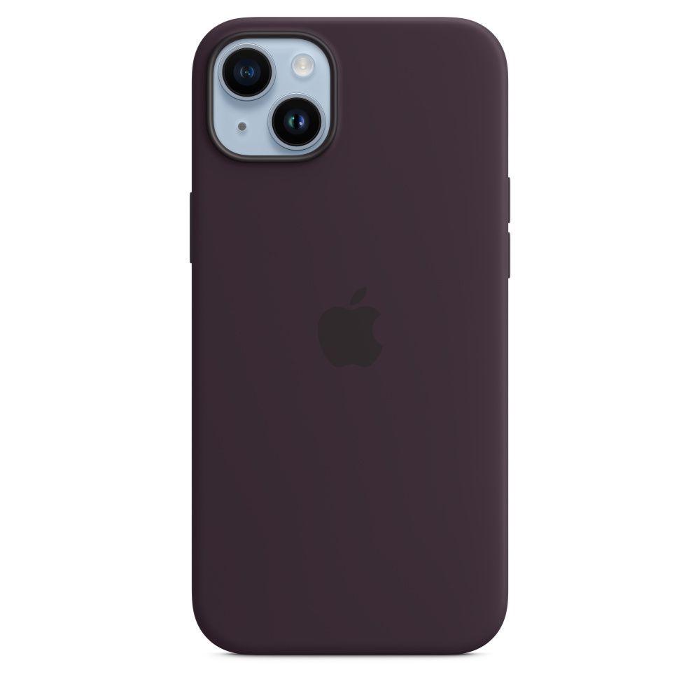 Чехол-накладка Apple MagSafe для iPhone 14 Plus, силикон, баклажановый чехол накладка apple magsafe для iphone 14 plus силикон баклажановый