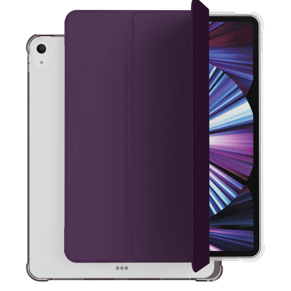 Чехол-книжка VLP Dual Folio для iPad 10,9″ 2022 (2022), поликарбонат, темно-фиолетовый чехол книжка vlp dual folio для ipad 10 9″ 2022 2022 поликарбонат темно фиолетовый