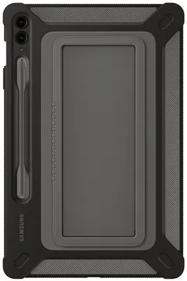 Чехол Samsung Outdoor Cover для Galaxy Tab S9 FE+, поликарбонат, черный