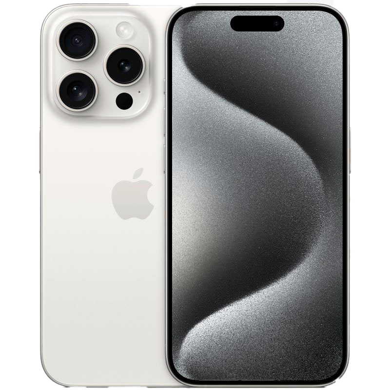 Apple iPhone 15 Pro nano SIM+nano SIM 128GB, белый титан