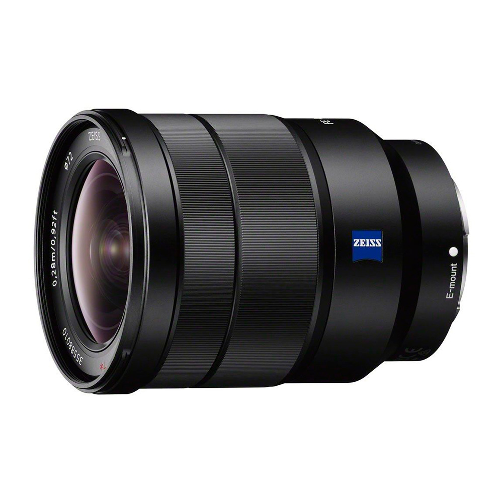 Фотообъектив Sony ZEISS 16 - 35 мм, F4.0 Vario-Tessar T* OSS, цвет черный SEL1635Z.SYX - фото 1