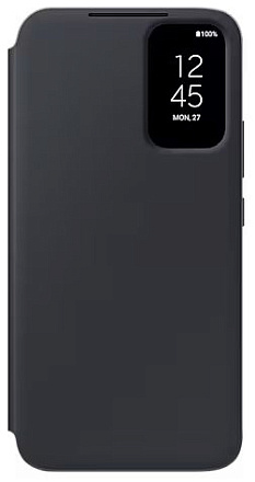 Чехол-книжка Samsung Smart View Wallet для Galaxy A34, поликарбонат, черный