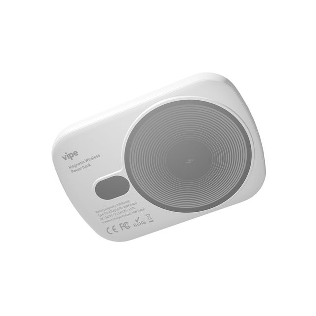Внешний аккумулятор Vipe Magnetic Wireless 10000 мАч, белый
Внешний аккумулятор Vipe Magnetic Wireless 10000 мАч, белый