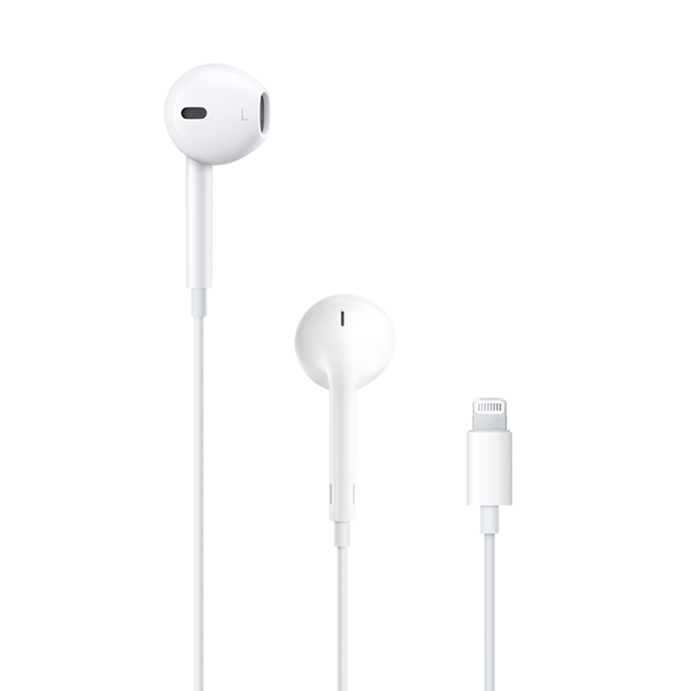 Наушники Apple EarPods с разъёмом Lightning, белый наушники digma tws 10 белый