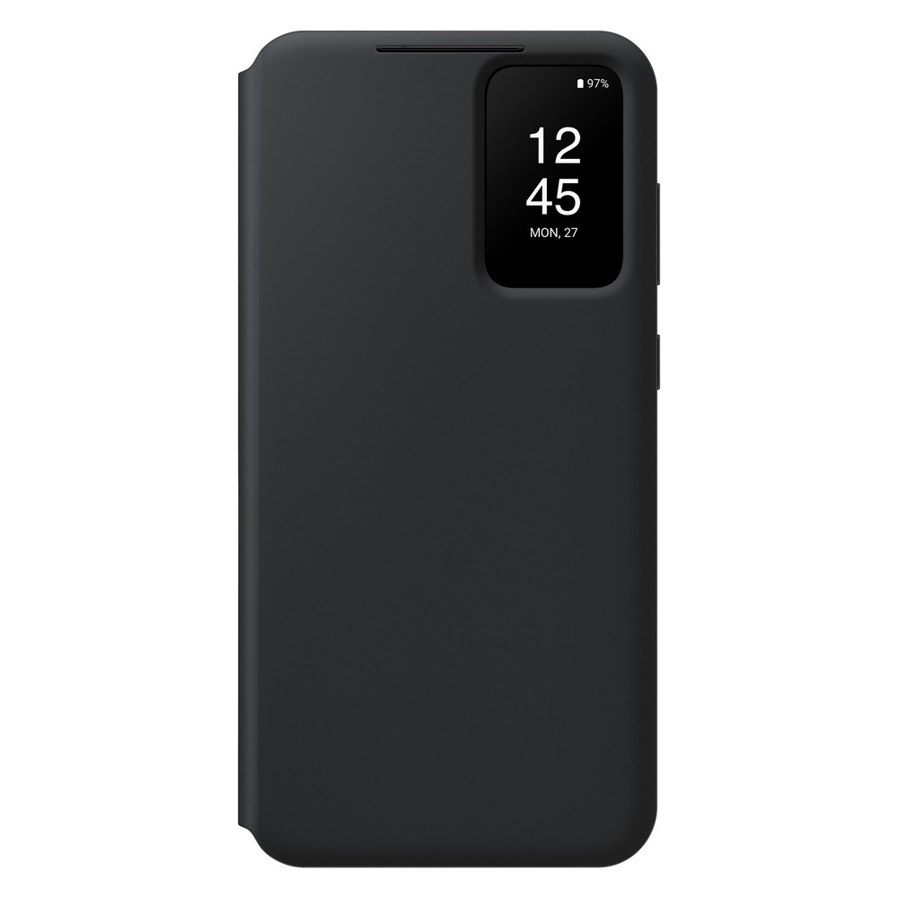 Чехол-книжка Samsung Smart View Wallet Case для Galaxy S23+, поликарбонат, черный