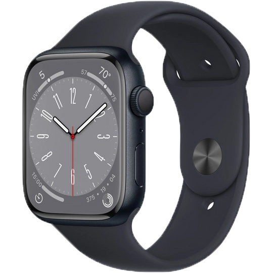Apple Watch Series 8 GPS 41mm (корпус - темная ночь, спортивный ремешок цвета тёмная ночь, IP6X)
Apple Watch Series 8 GPS 41mm (корпус - темная ночь, спортивный ремешок цвета тёмная ночь, IP6X)