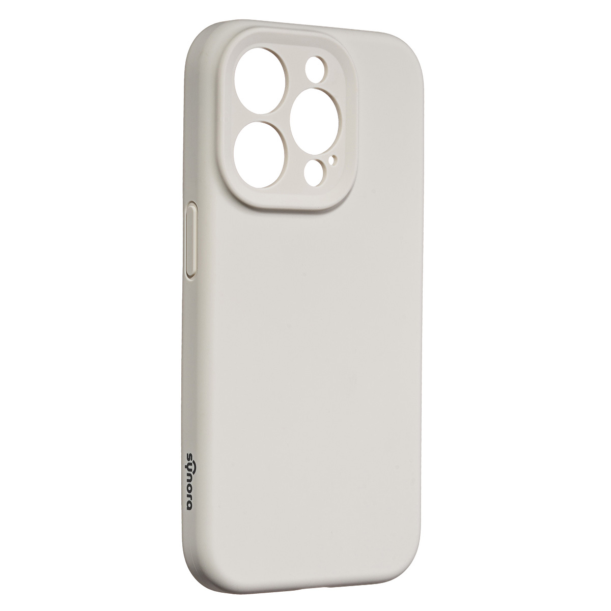 Чехол-накладка Synora Silicon MagCase для iPhone 15 Pro, силикон, белый