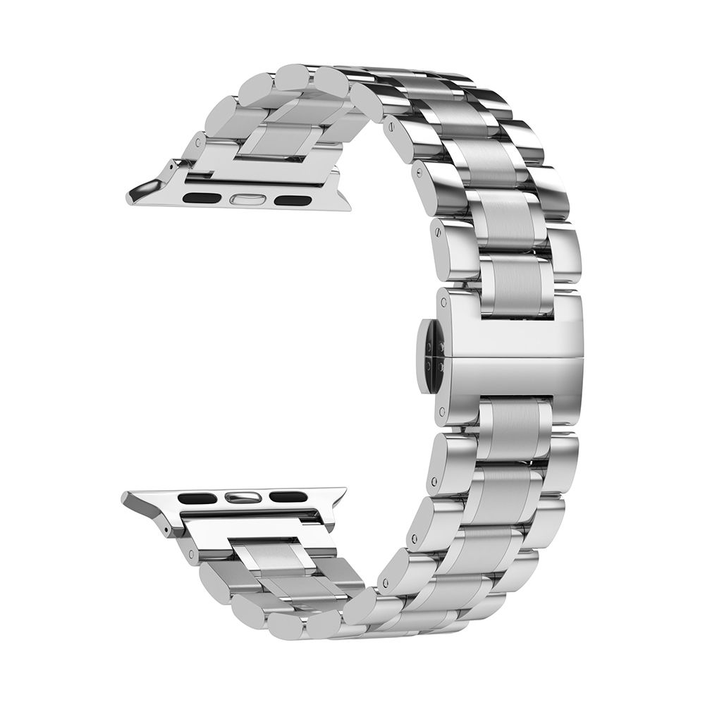 Ремешок Lyambda CETUS для Apple Watch 38/40/41mm, Нержавеющая сталь, серебристый умные часы apple watch series 8 41mm m l mp6m3ll a silver