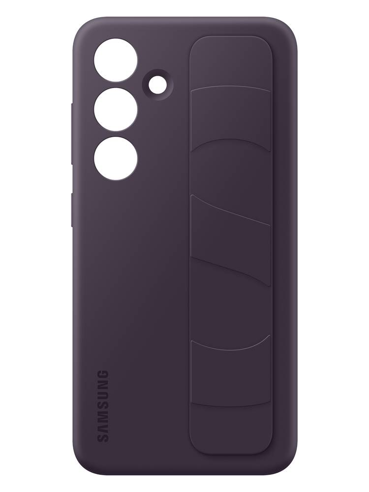 Чехол-накладка Samsung Standing Grip для Galaxy S24, поликарбонат, темно-фиолетовый