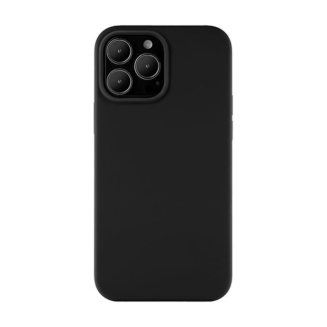 Чехол-накладка uBear Touch Mag Сase для iPhone 13 Pro Max, силикон, черный чехол защитный vlp silicone сase для iphone 12 12 pro красный