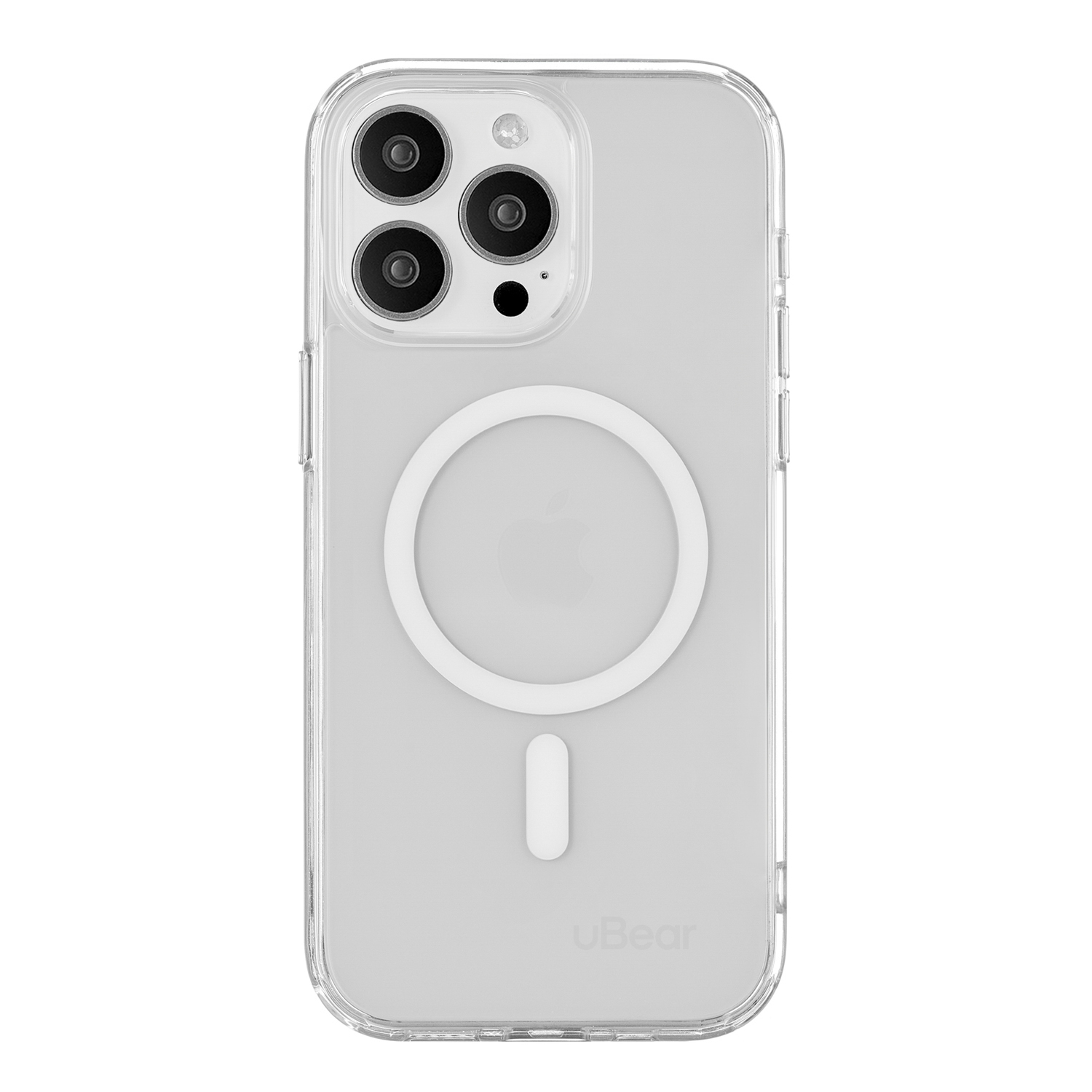 Чехол-накладка uBear Real Mag Case для iPhone 15 Pro Max, поликарбонат, прозрачный чехол накладка ubear real mag case для iphone 12 12 pro поликарбонат прозрачный
