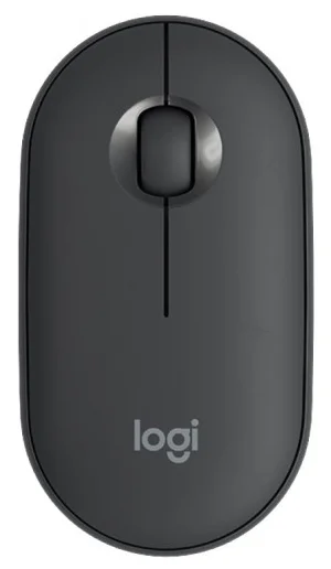 Мышь Logitech Pebble M350, беспроводная, черный мышь a4tech fstyler fg30s белый серый silent беспроводная usb 6but