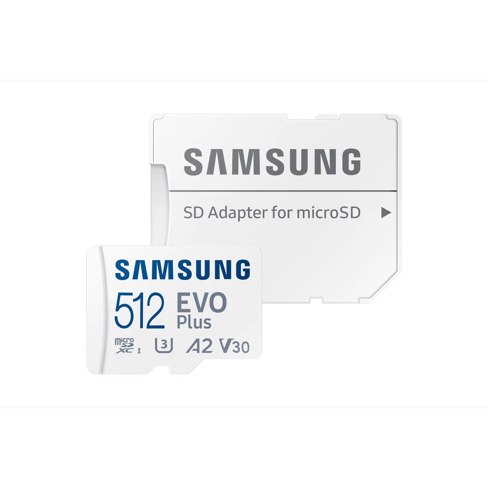Карта памяти microSDXC 512 Гб Samsung EVO Plus Class 10 UHS-1, +адаптер MB-MC512KA/RU - фото 4