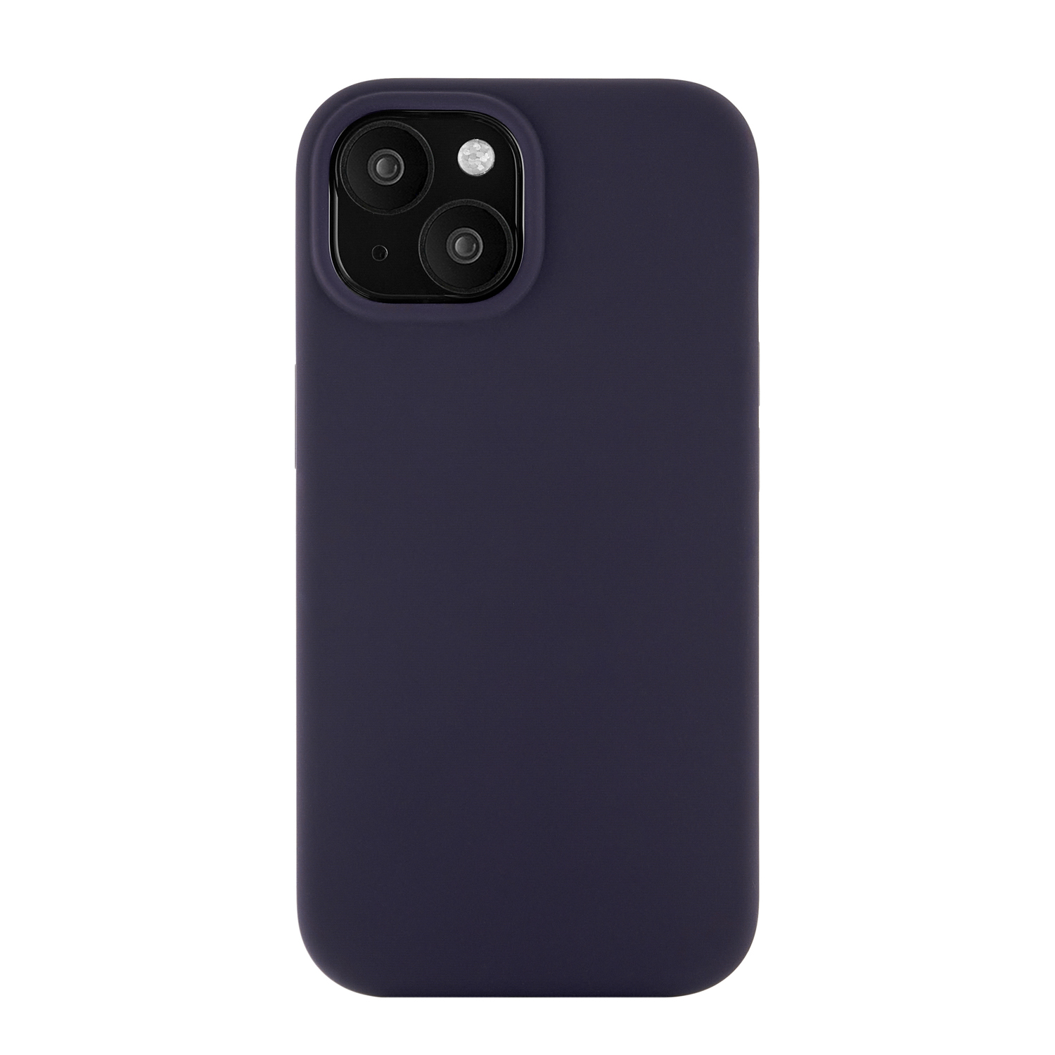 Чехол-накладка uBear Touch Mag Case для iPhone 15, силикон, темно-фиолетовый чехол накладка ubear touch mag case для iphone 14 pro max силикон фиолетовый