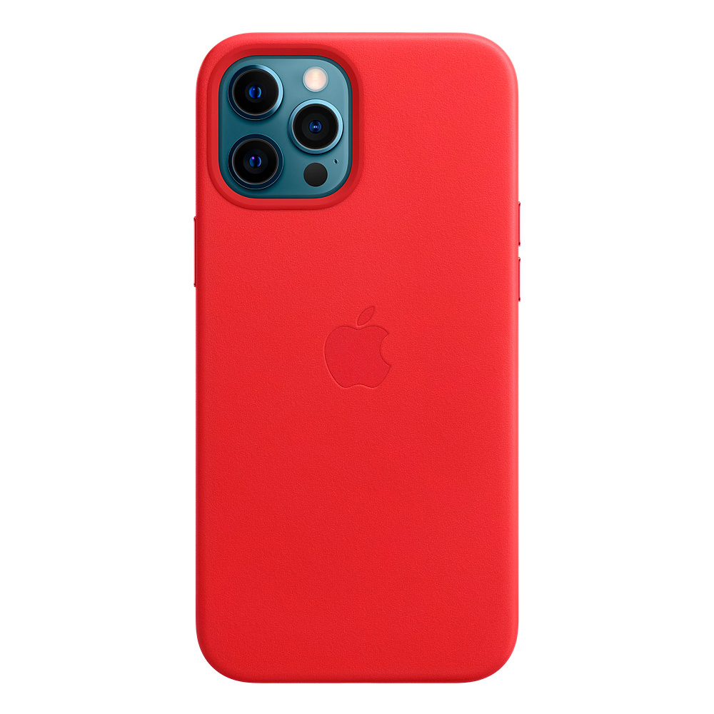 Чехол-накладка Apple Leather Case with MagSafe для iPhone 12 Pro Max, кожа, (PRODUCT)RED, Красный
Чехол-накладка Apple Leather Case with MagSafe для iPhone 12 Pro Max, кожа, (PRODUCT)RED, Красный