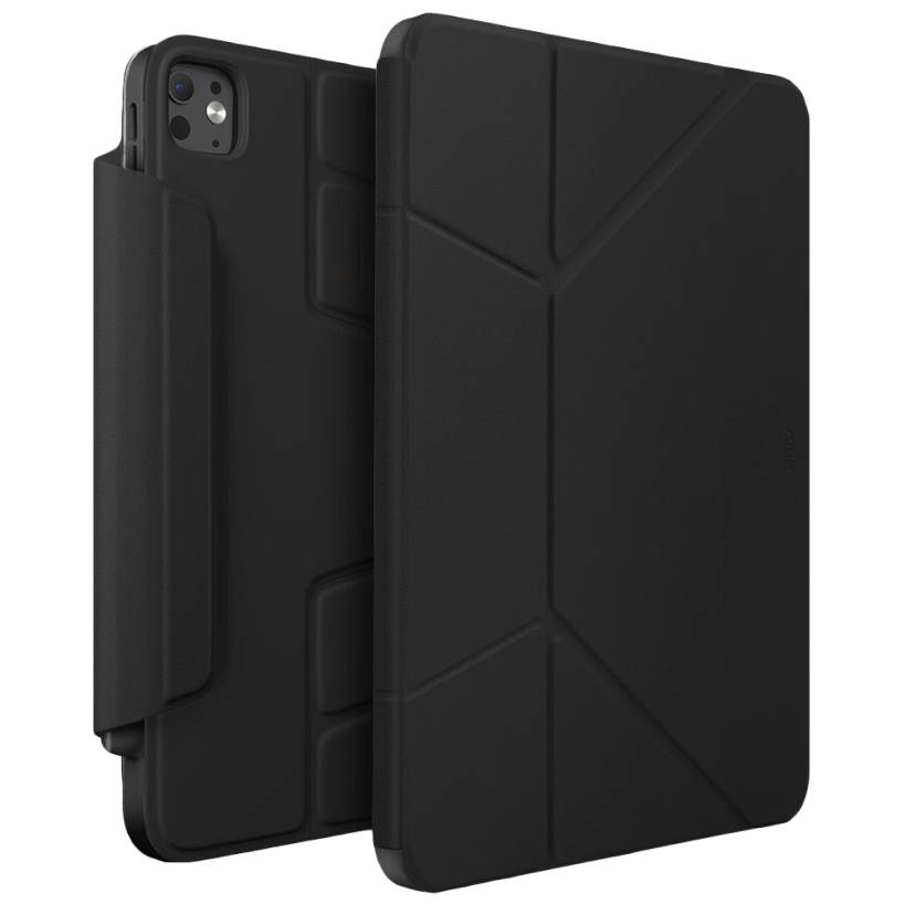 Чехол-книжка Uniq Ryze 360 для iPad Pro 11 (2024), поликарбонат, черный