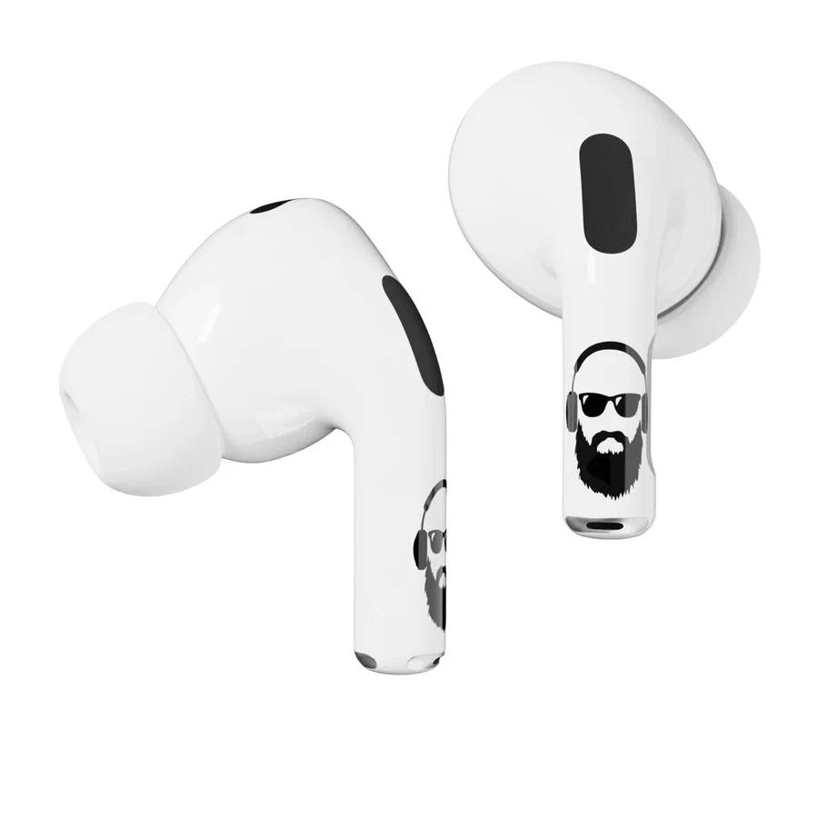 Наклейки VLP Easy Art Bearded Man, для AirPods Pro/Pro 2
