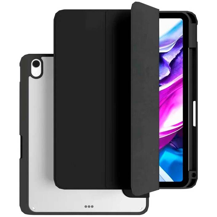 Чехол-книжка VLP Split Folio для iPad 11 (2025)/10,9″ 2022 (2022), полиуретан, черный