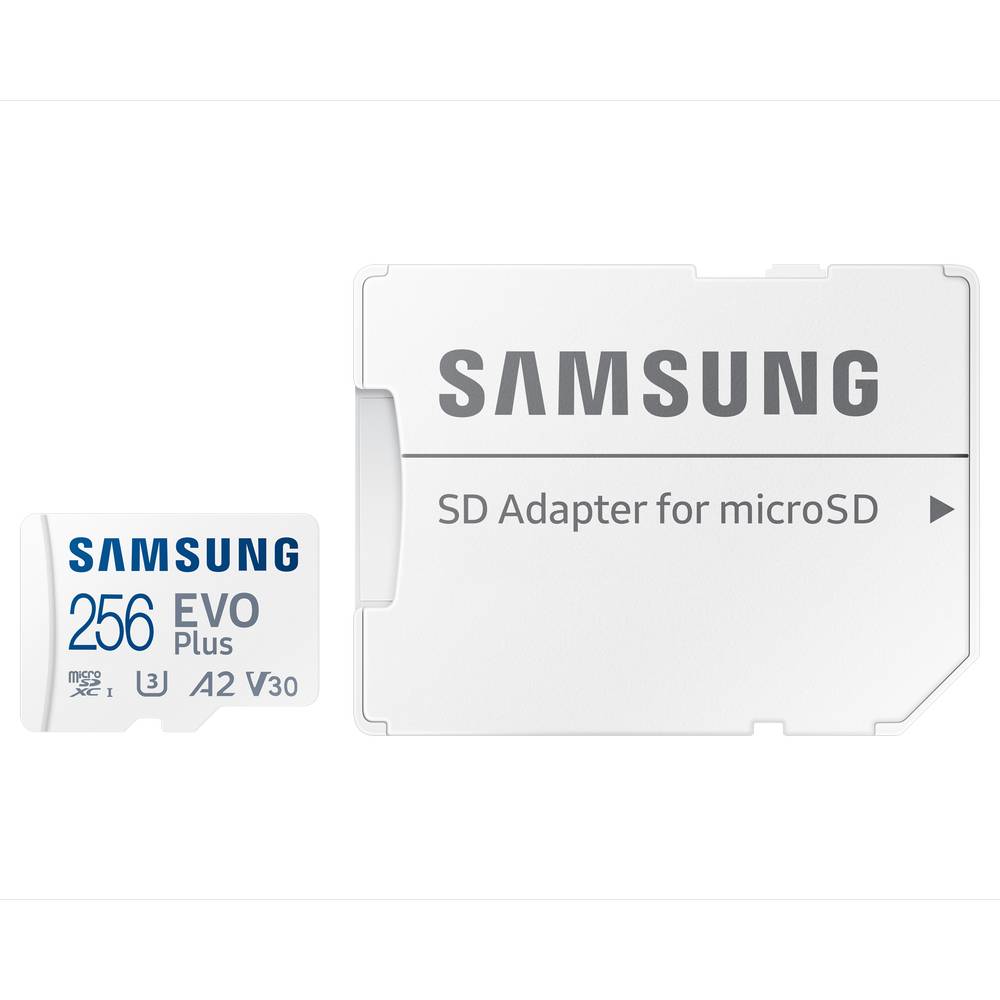 Карта памяти microSDXC 256 Гб Samsung EVO Plus Class 10 UHS-1, +адаптер MB-MC256KA/RU - фото 6
