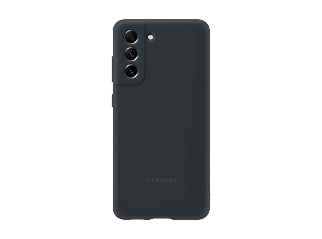 

Чехол-накладка Samsung для Galaxy S21 FE, силикон, темно-серый