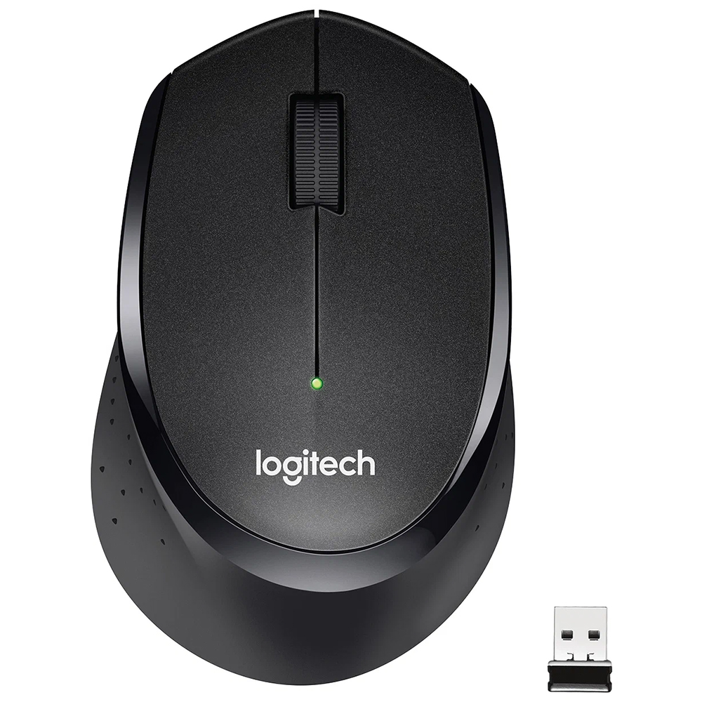 

Мышь Logitech M330 Silent Plus, беспроводная, черный