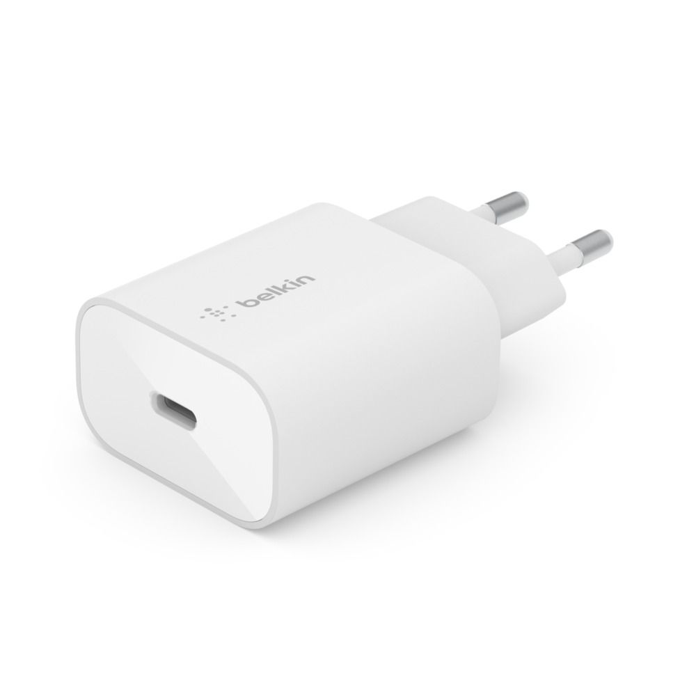 Зарядное устройство сетевое Belkin USB-C Wall Charger 25W, 25Вт, белый  купить в iPort - Apple Premium Reseller в Санкт-Петербурге