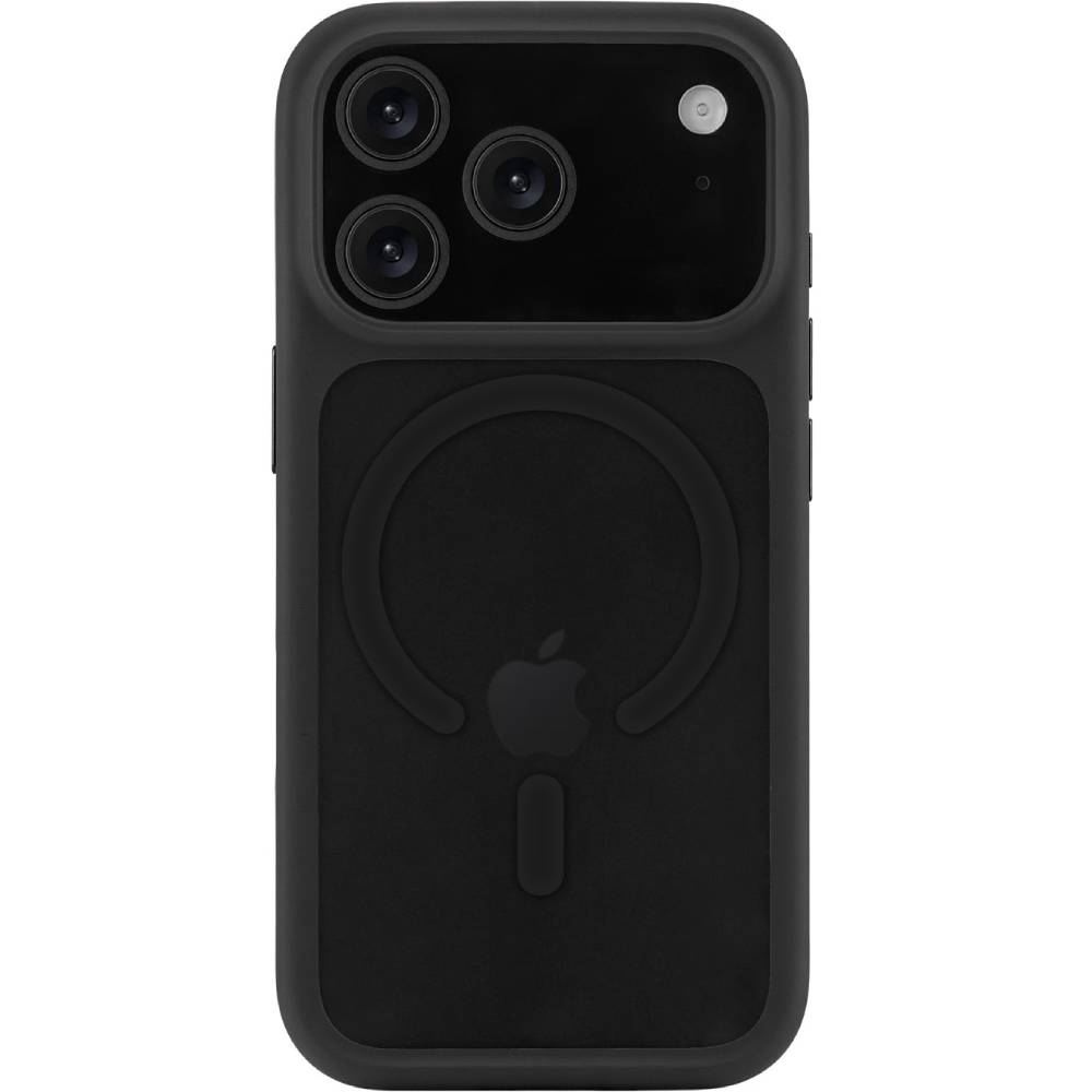 Чехол-накладка uBear Shade для iPhone 17 Pro, полиуретан, черный