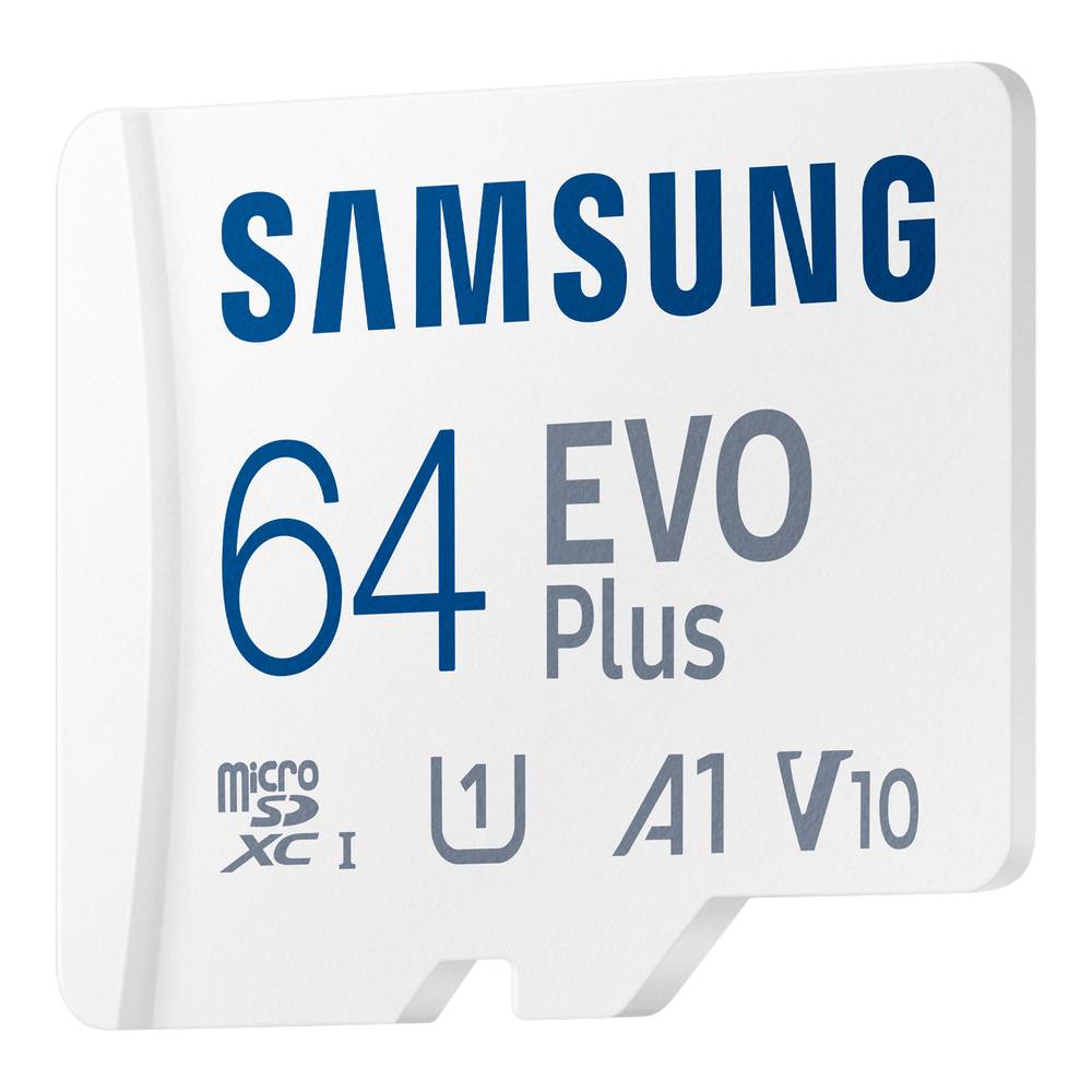 Карта памяти microSDXC 64 Гб Samsung EVO Plus Class 10 UHS-1, +адаптер MB-MC64KA/RU - фото 2