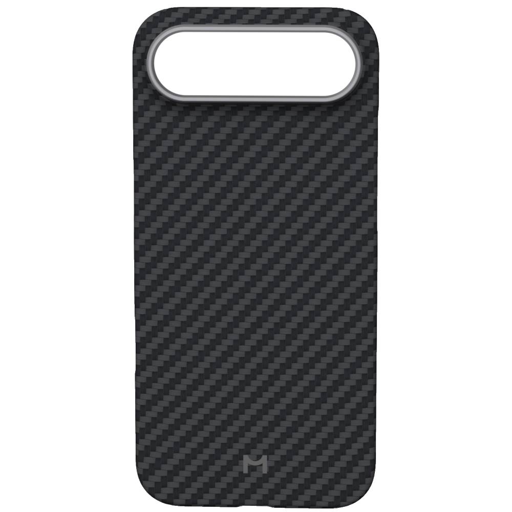Чехол-накладка Magssory Aramid Frame для iPhone Air, кевлар, черный