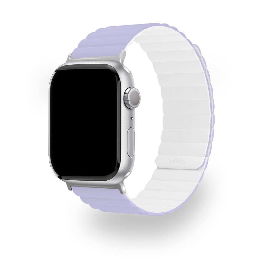 Ремешок uBear Mode для Apple Watch 38mm/40mm/41mm, S/M, силикон, лавандовый/белый