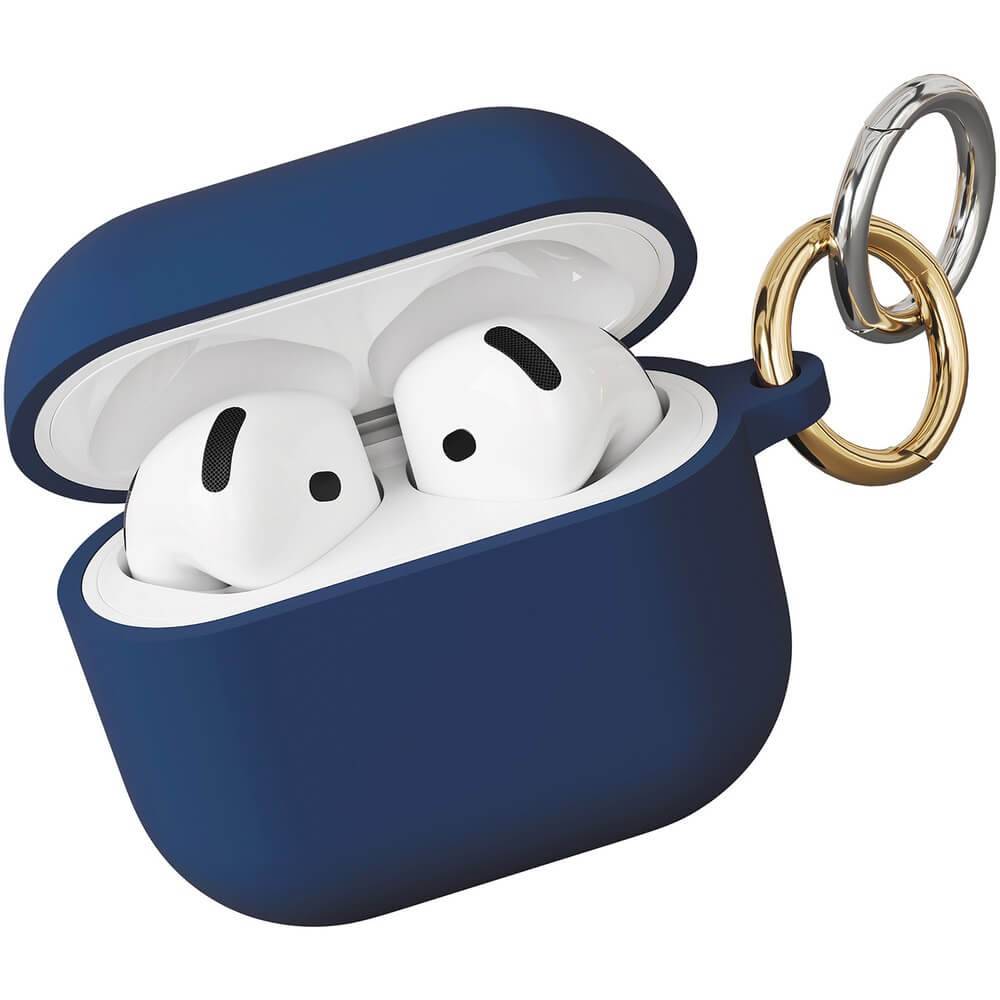 Чехол VLP Charm Case темно-синий, для AirPods 4/4 ANC