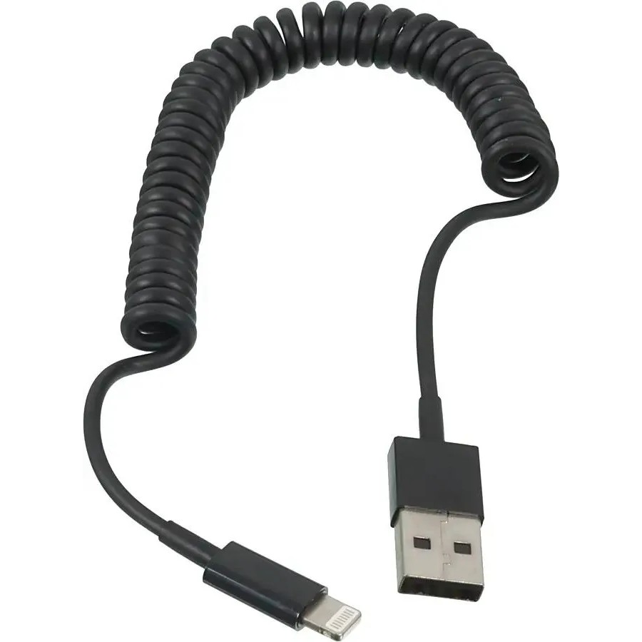 Кабель Deppa витой USB / Lightning 1,5м, черный