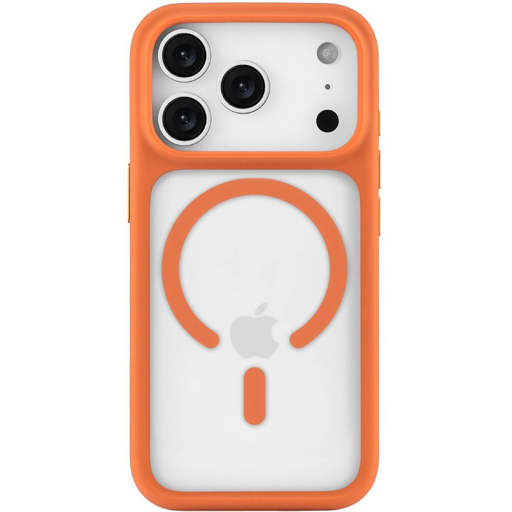 Чехол-накладка uBear Shade для iPhone 17 Pro, полиуретан, оранжевый