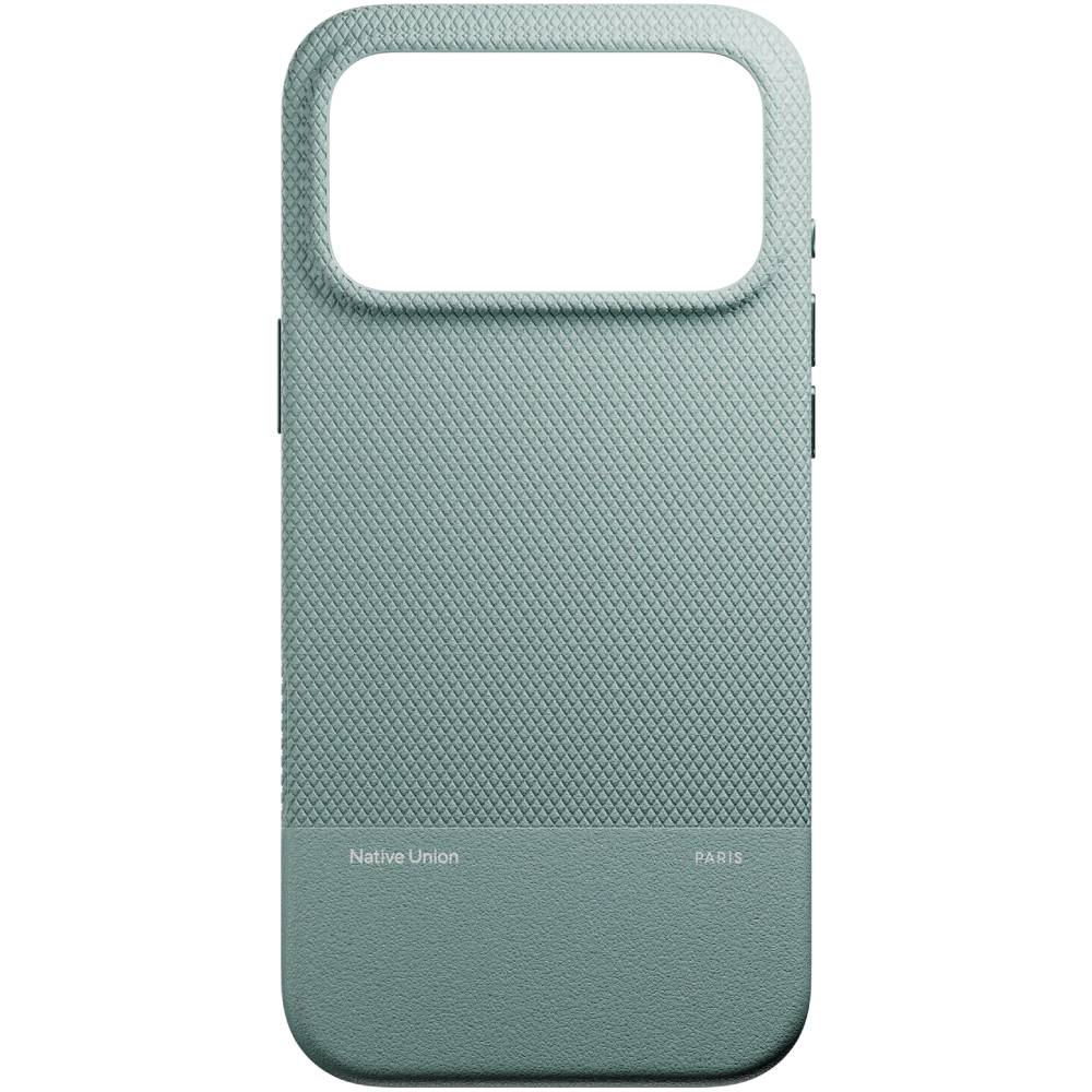 Чехол-накладка Native Union CLASSIC для iPhone 17 Pro Max, экокожа, зеленый