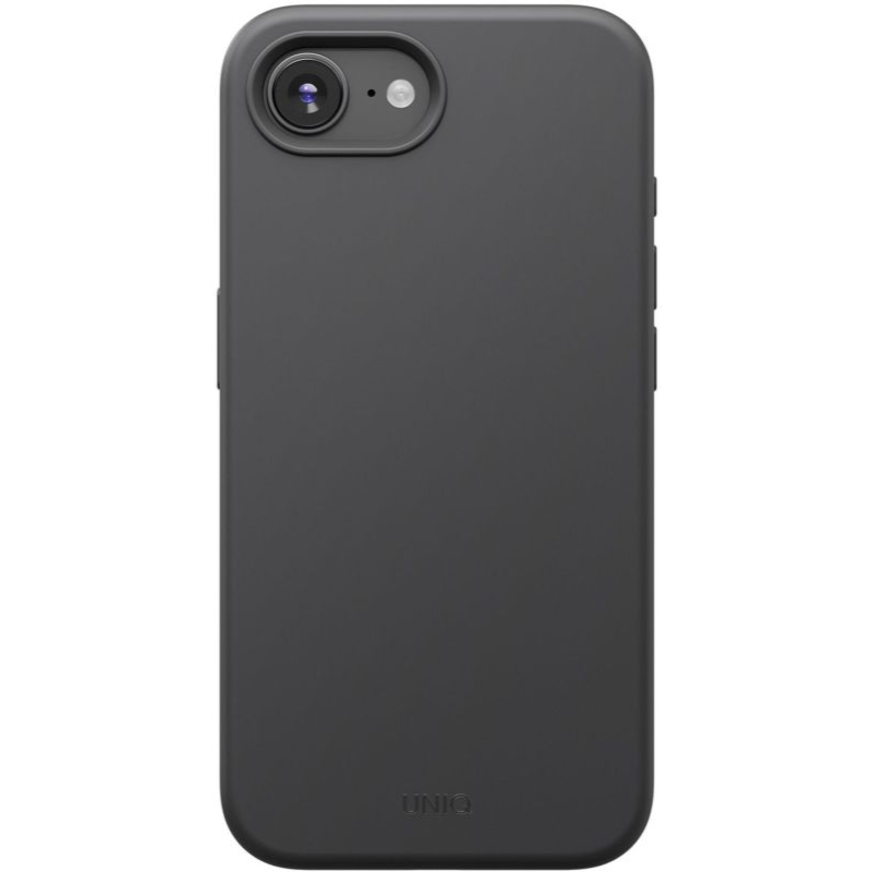 Чехол-накладка Uniq LINO для iPhone 16e/17e, силикон, серый