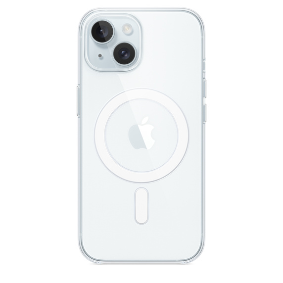 

Чехол-накладка Apple MagSafe для iPhone 15, поликарбонат, прозрачный