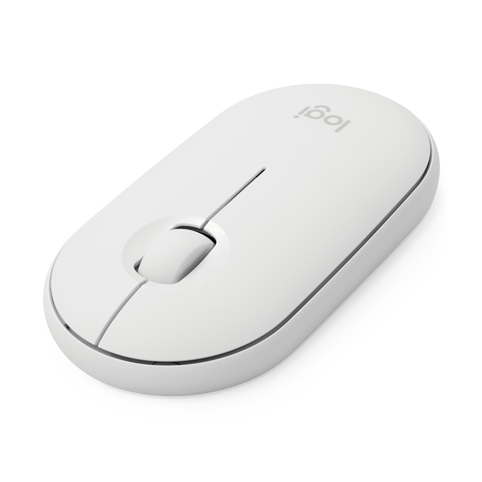 

Мышь Logitech Pebble M350, беспроводная, белый