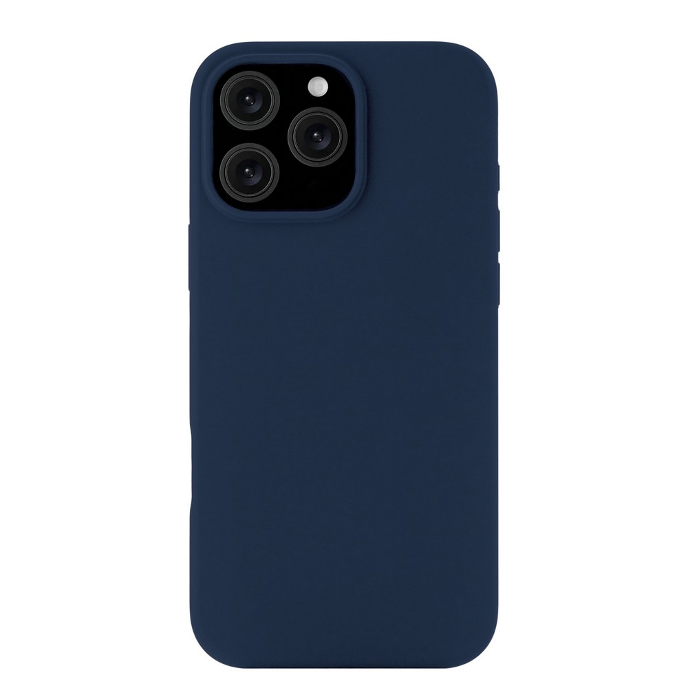 Чехол-накладка uBear Touch Mag Case для iPhone 16 Pro Max, силикон, темно-синий