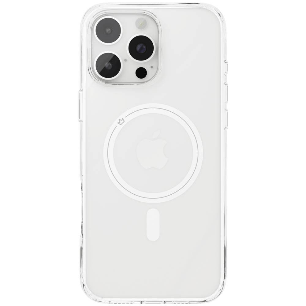 Чехол-накладка VLP Diamond Case для iPhone 16 Pro, полиуретан/закаленое стекло, прозрачный