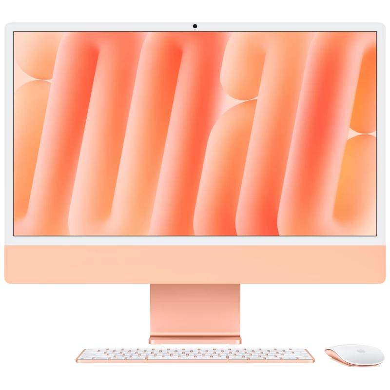 Моноблок 2024 Apple iMac 24″ оранжевый (16Gb, SSD 512Gb, M4 (10 GPU)) — фото №0