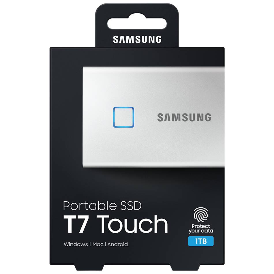 Внешний SSD накопитель 1Тб Samsung Т7 Touch MU-PC1T0S/WW - фото 9
