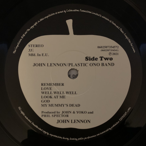 Виниловый альбом John Lennon / Plastic Ono Band - John Lennon / Plastic Ono Band (deluxe) (1970), Rock 602507354541 - фото 8